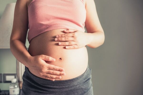 Venas Probleme bei schwangeren Frauen